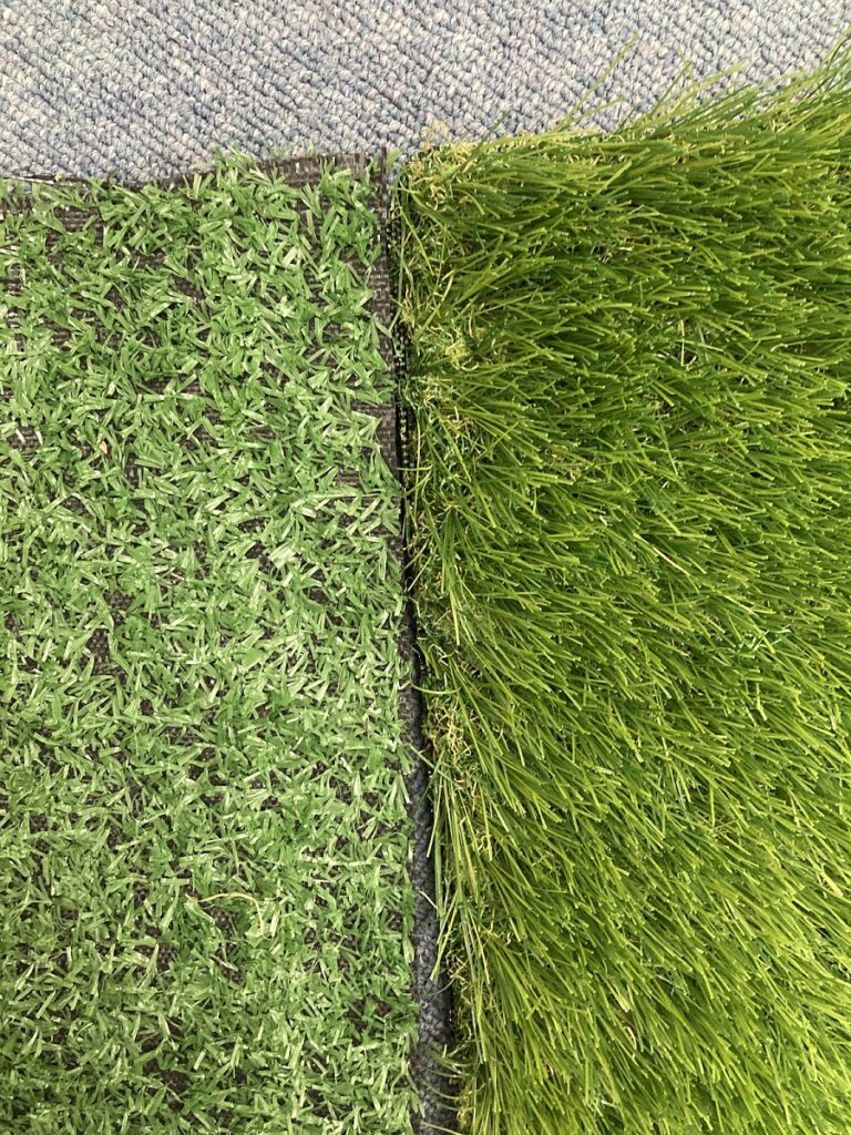 普通の人工芝とリアル人工芝の違い